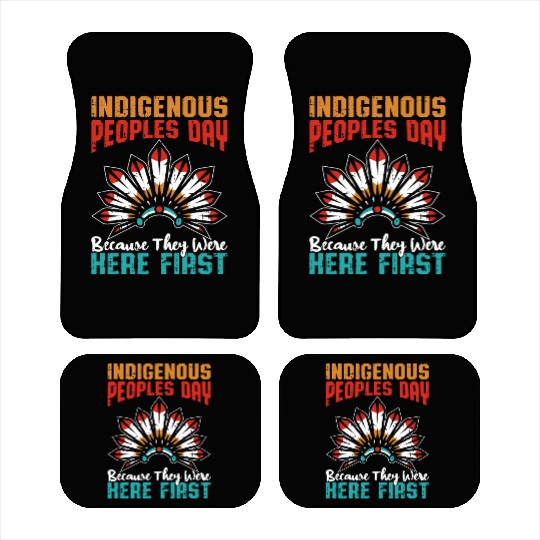 Anti Columbus Day Car Mats
