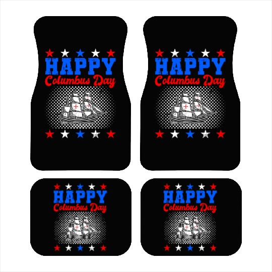 Columbus Day Italian Pride Car Mats