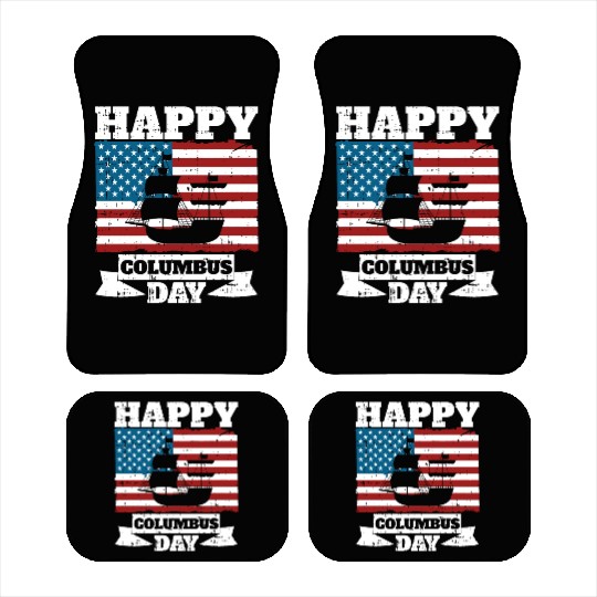 Columbus Day Italian Pride Car Mats