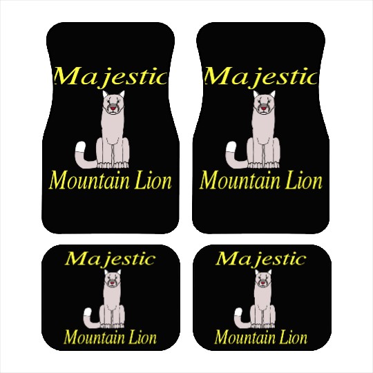 Majestic Mountain Lion DK Car Mats