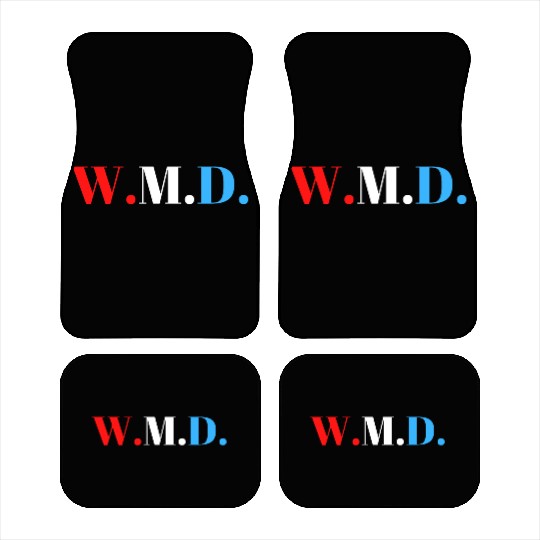 WMD (Red, White and Blue Pro USA version) Car Mats