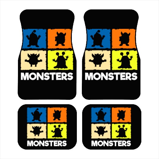 Cute Scary Halloween Big Brother Car Mats