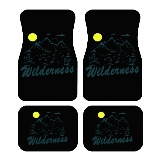 Wilderness Hiking Nature Lover Car Mats