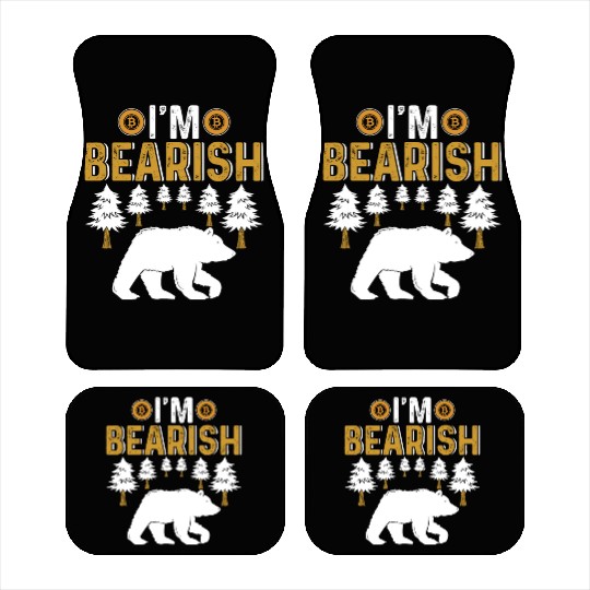 I'm Bearish Bitcoin Car Mats