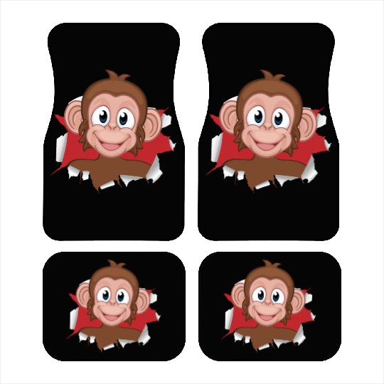 Monkey Children Monkey Child Chimpanzee Car Mats