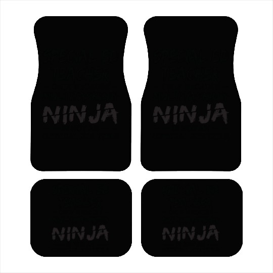 Ninja Special Ed Teacher Car Mats
