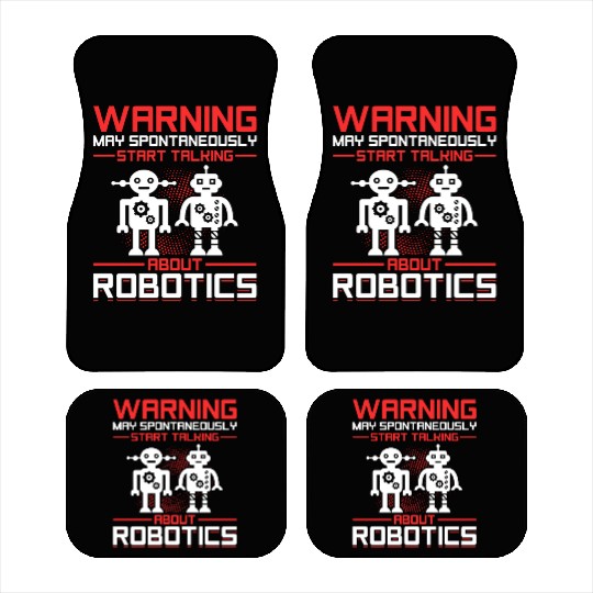 Funny Robot Boys Robotics Kids Robots Car Mats