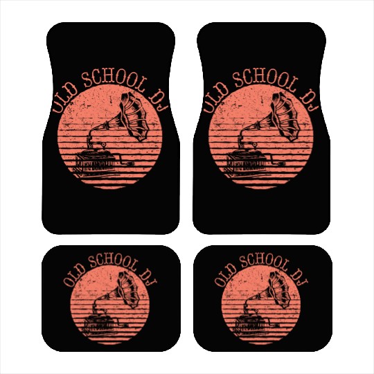 Old School DJ Music Old School DJ Music gift inspi Car Mats