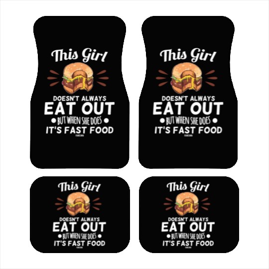 Fast Food Mama wife girl Car Mats