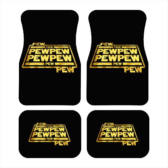 Pew Pew Pew Car Mats