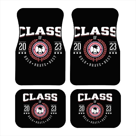 Class of 2023 Female Graduation Day Car Mats