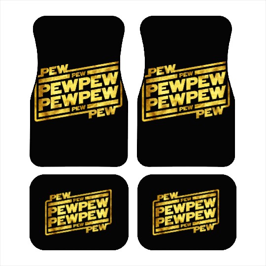 Pew Pew Pew Car Mats