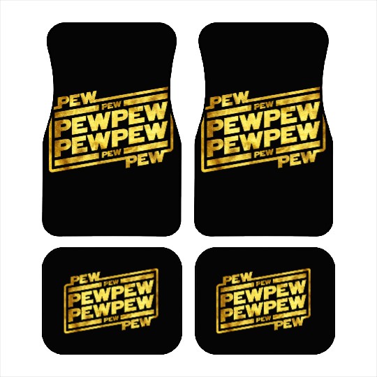 Pew Pew Pew Car Mats