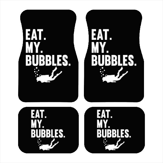 Scuba Diving Diver Car Mats