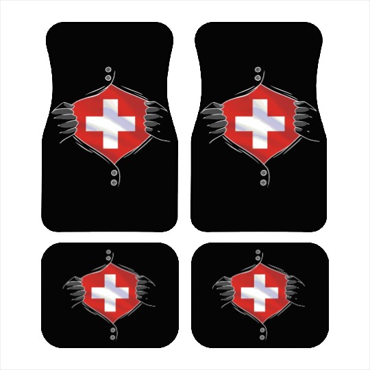 Switzerland flag proud Car Mats