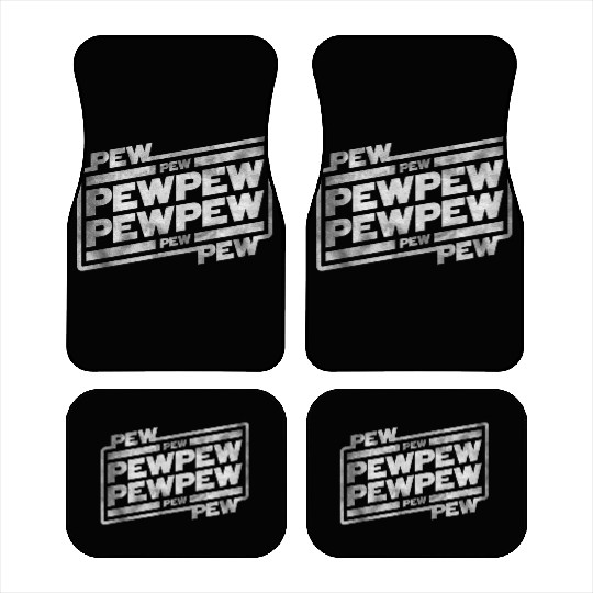 Pew Pew Pew Car Mats