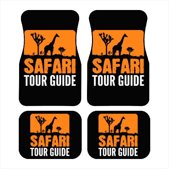 Safari Tour Guide Tour Guide Gift Car Mats