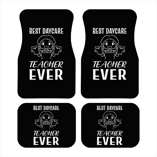 Best Daycare Teacher Toddler Teacher Gift Car Mats