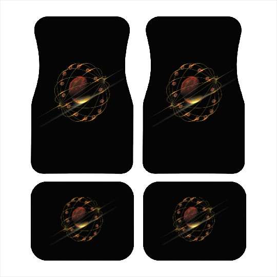 Science Lovers Planets Cosmic Outer Space Novelty Car Mats