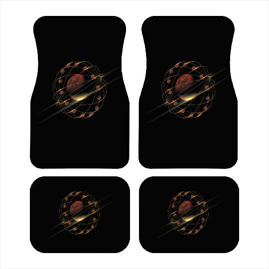Science Lovers Planets Cosmic Outer Space Novelty Car Mats