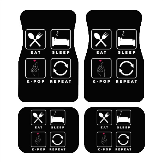 K-Pop K-Drama Korean Pop Music Car Mats