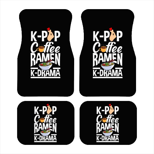 K-Pop K-Drama Korean Pop Music Car Mats