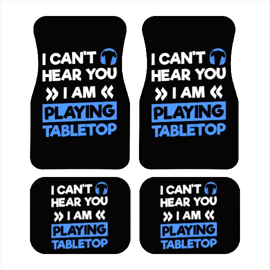 Game Night Nerd Rpg Roleplay Card Game Board Car Mats