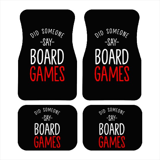 Game Night Nerd Rpg Roleplay Card Game Board Car Mats