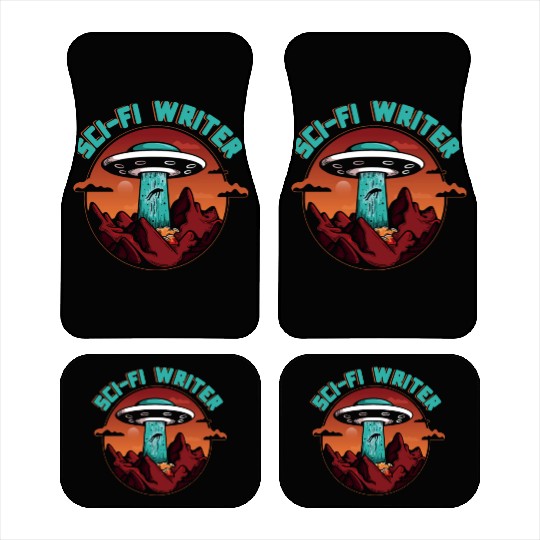 Sci Fi Writer Alien Science Fiction Author Car Mats