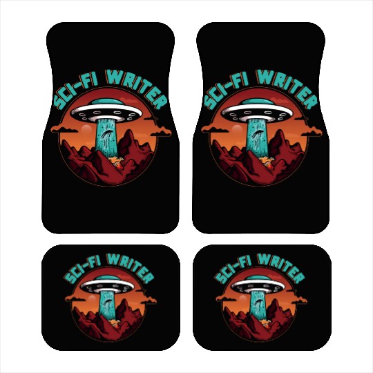 Sci Fi Writer Alien Science Fiction Author Car Mats