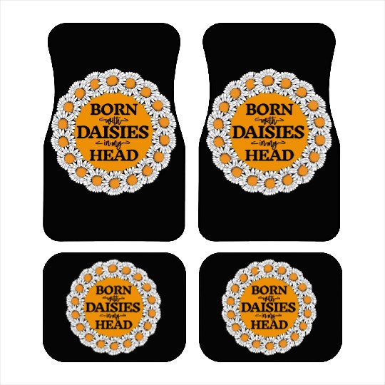 Daisy Garden Gardening Gardener Car Mats