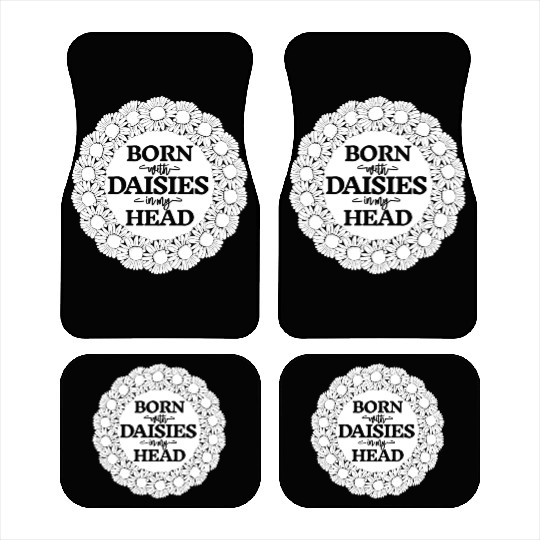 Daisy Garden Gardening Gardener Car Mats
