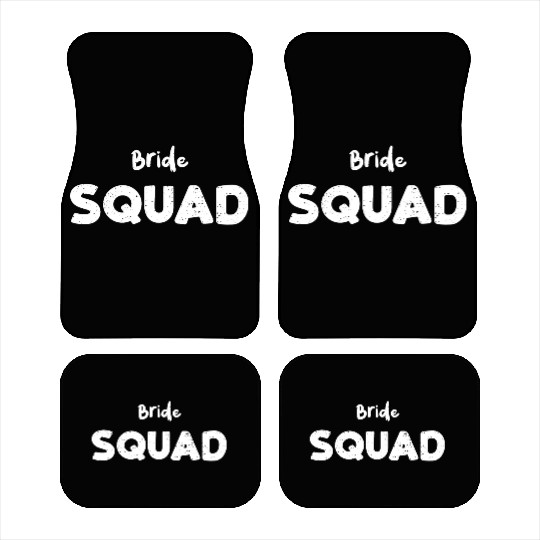 Bride Squad - Bachelorette Party Car Mats