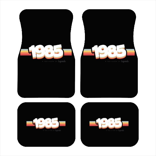 1985 the birth of legends Car Mats