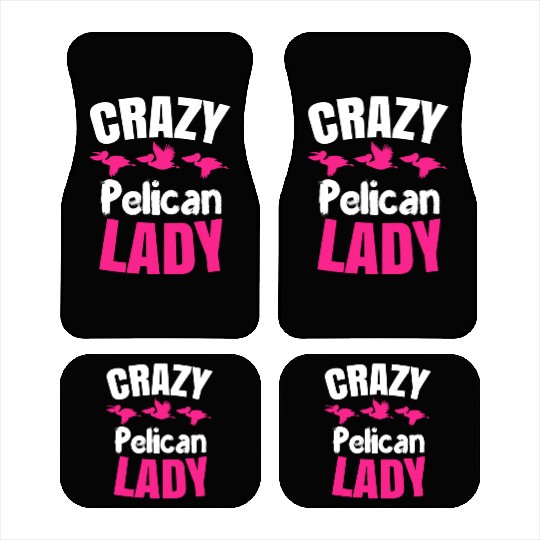 Pelican Lady Birdwatching Pelican Lover Car Mats