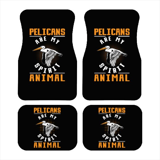 Pelican Quote Birdwatching Animal Lover Car Mats
