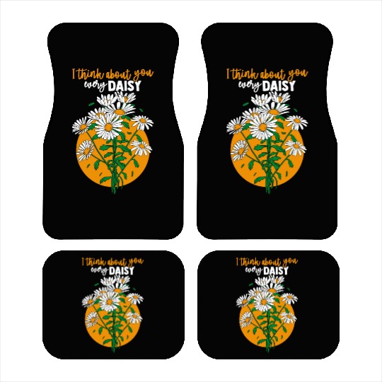 Daisy Garden Gardening Gardener Car Mats