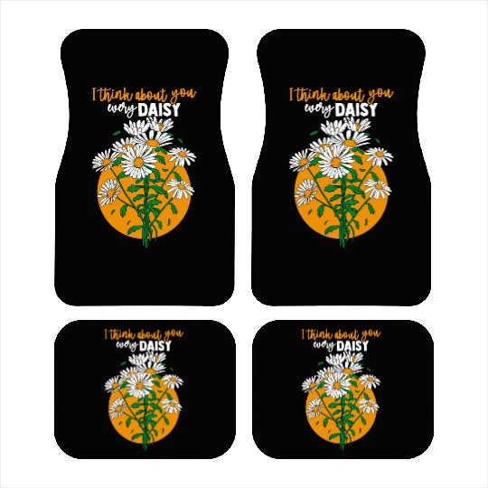 Daisy Garden Gardening Gardener Car Mats