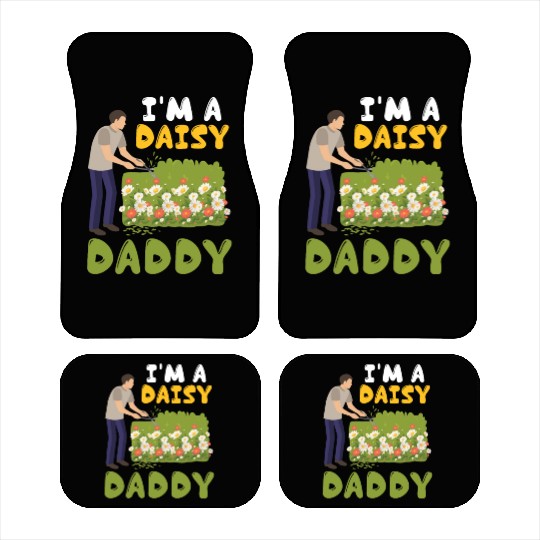 Daisy Garden Gardening Gardener Car Mats