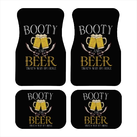 Beer Lover Pirate Pirate Ship Pirate Captain Car Mats