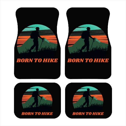 Born To Hike Car Mats