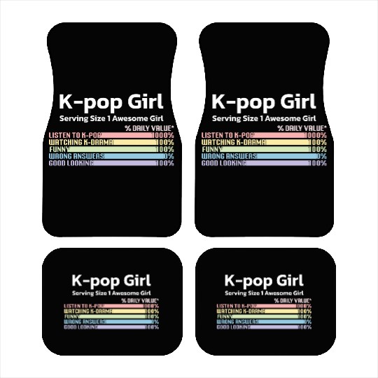 kpop girl, k pop music, korean pop music Car Mats
