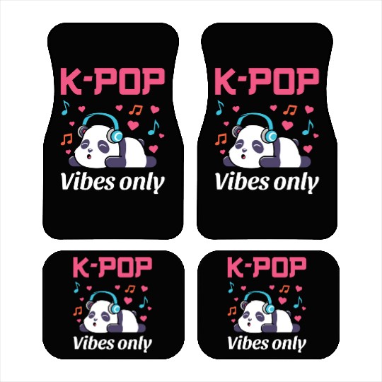 kpop vibes only, k pop music, korean pop music Car Mats