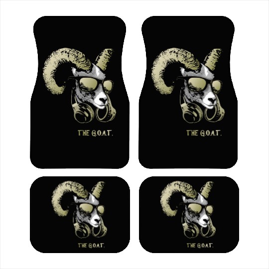 The Goat Bling Cool and Funny Music Animal with Car Mats
