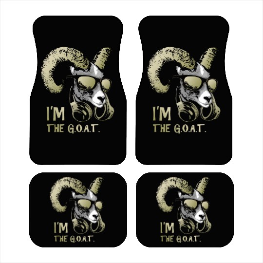 I'm The Goat Bling Cool and Funny Music Animal Car Mats