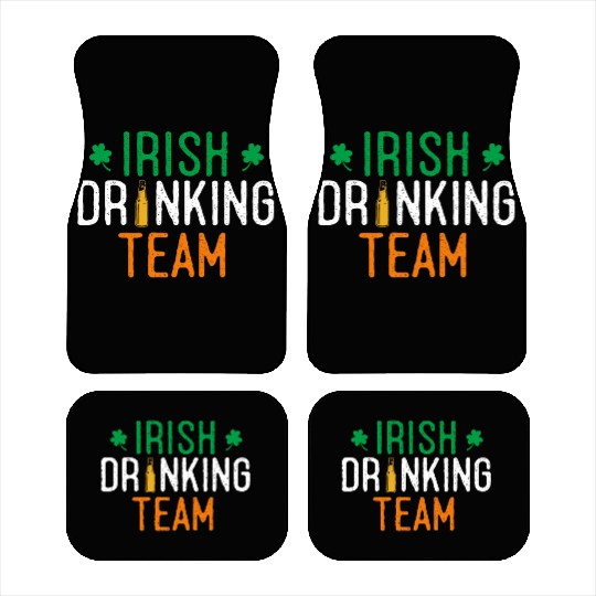 Irish drinking team Car Mats