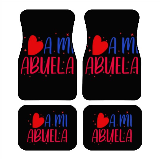 Quiero a mi Abuela i love my granny grandma gift Car Mats