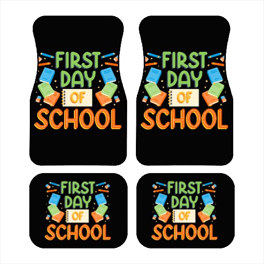 First Day of School, Welcome Back To School Car Mats