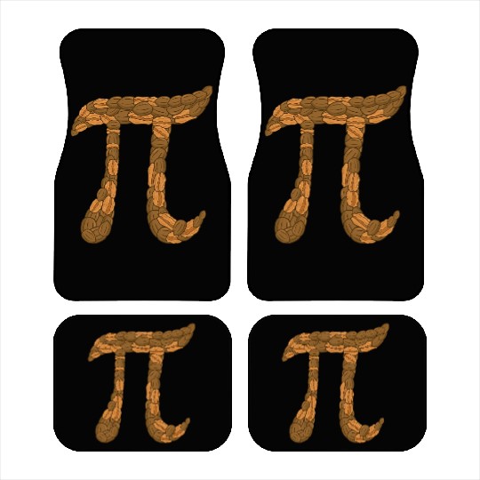 Funny Pi Day Car Mats Pecan Nuts Pie Math Geek Studen