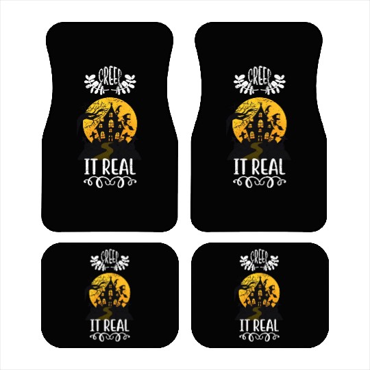 Creep it Real Funny Halloween Car Mats